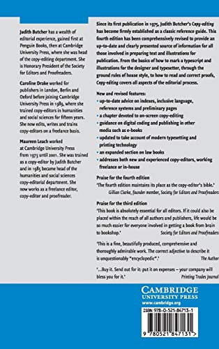 Butcher's Copy-editing: The Cambridge Handbook for Editors,
