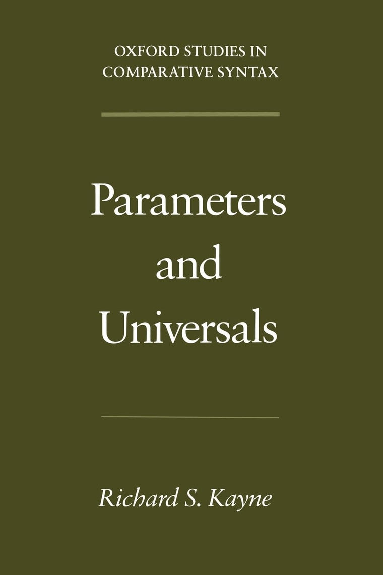 Parameters and Universals (Oxford Studies in Comparative Syntax)