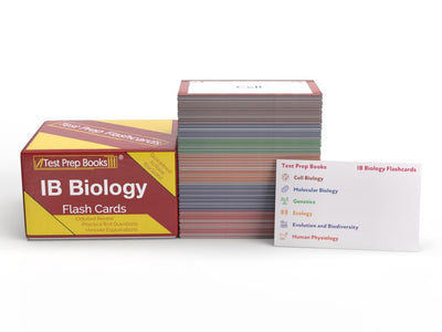 IB Biology Study Cards 2025-2026: IB Biology Exam Prep and Practice Test Questions [Full Color Cards]
