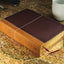 KJV, Amplified, Parallel Bible, Large Print, Leathersoft, Tan/Burgundy, Red Letter: Two Bible Versions Together for Study and Comparison