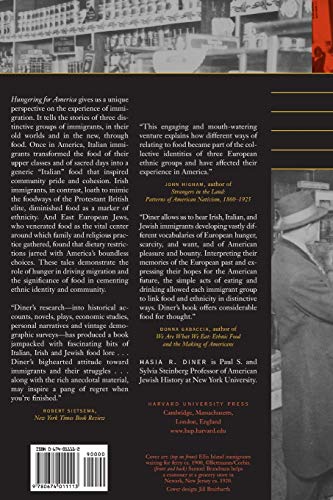 Hungering for America: Italian, Irish, and Jewish Foodways in the Age of Migration