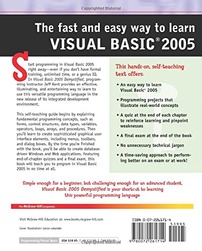 Visual Basic 2005 Demystified
