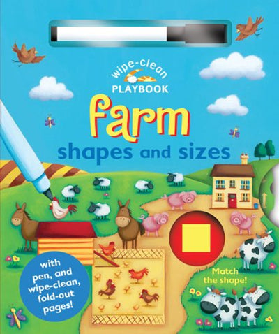 Farm: Shapes and Sizes (Wipe-clean Playbooks)