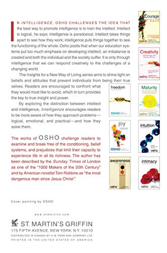 Intelligence: The Creative Response to Now (Osho Insights for a New Way of Living)
