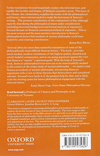 Seneca: Selected Philosophical Letters (Clarendon Later Ancient Philosophers)