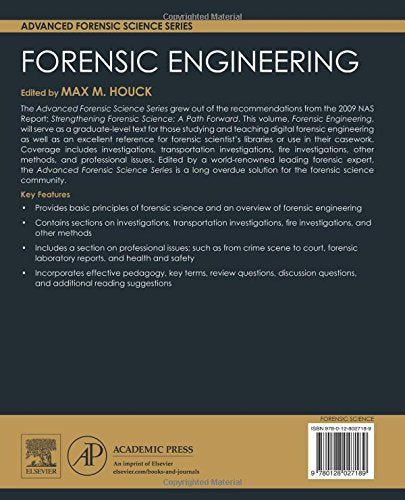 Forensic Engineering (Advanced Forensic Science) — back cover