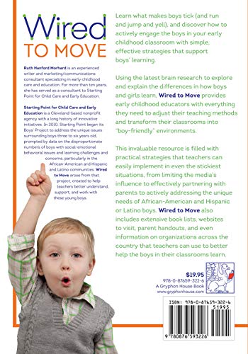 Wired to Move!: Facts and Strategies for Nurturing Boys in Early Childhood Settings