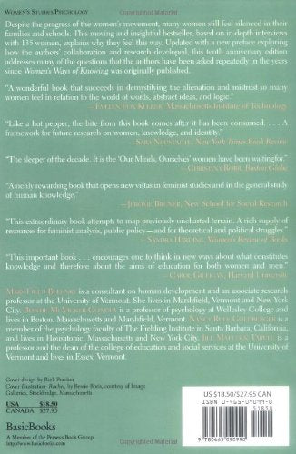 Women's Ways of Knowing (10th Anniversary Edition)