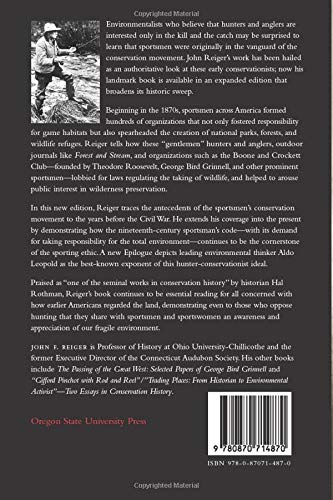 American Sportsmen and the Origins of Conservation, 3rd Ed