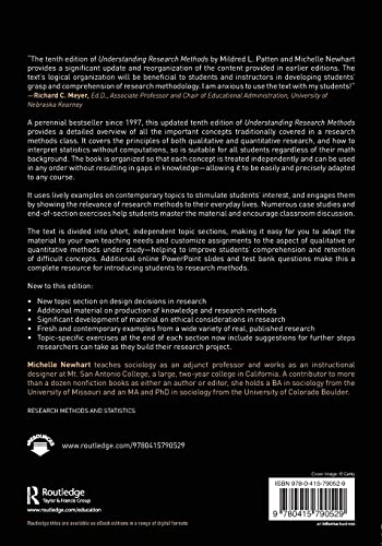 Understanding Research Methods by Patten, Mildred L.