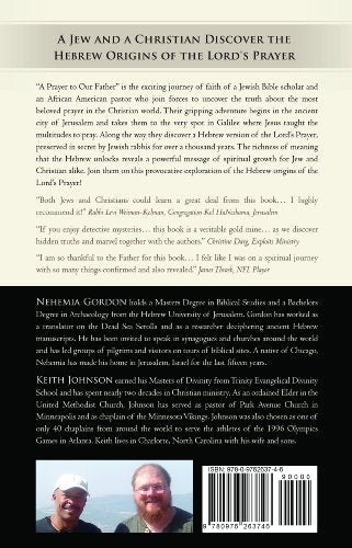 A Prayer to Our Father — back cover