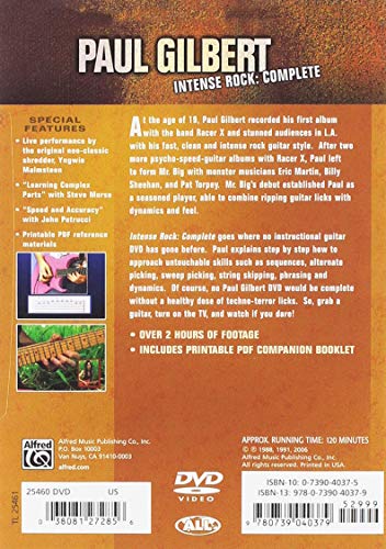 Paul Gilbert: Intense Rock, Vol. 1 and 2 [DVD]