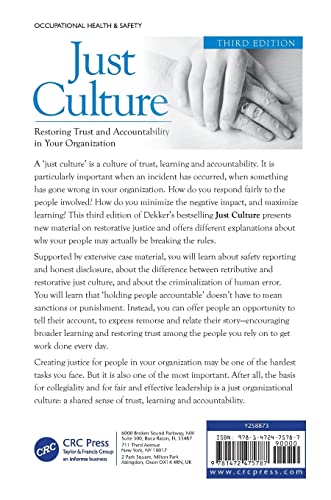 Just Culture by Dekker, Sidney