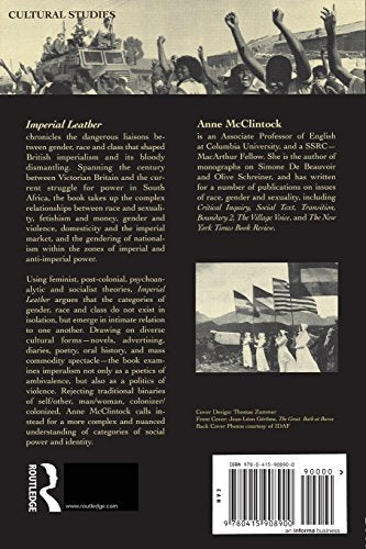 Imperial Leather: Race, Gender, and Sexuality in the Colonial Contest