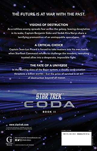Star Trek: Coda: Book 2: The Ashes of Tomorrow
