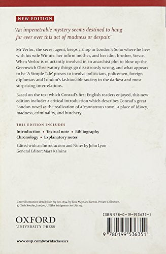 The Secret Agent: A Simple Tale (Oxford World's Classics)