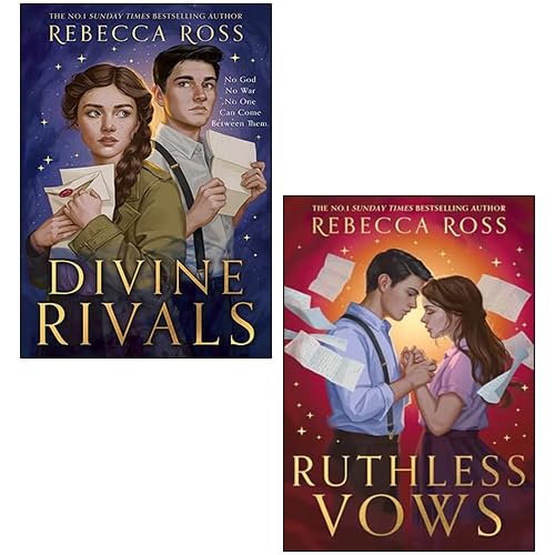 Letters of Enchantment Series 2 Books Collection Set By Rebecca Ross (Divine Rivals, Ruthless Vows)