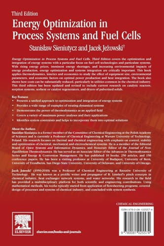 Energy Optimization in Process Systems and Fuel Cells