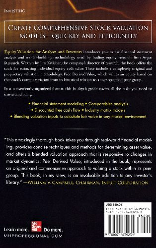 Equity Valuation for Analysts and Investors