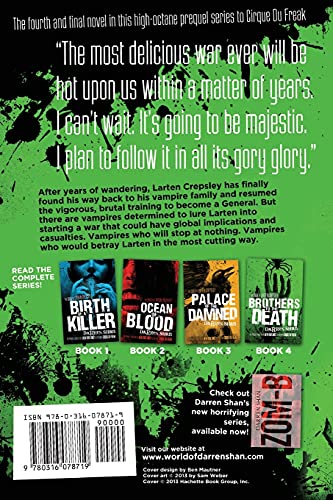 Brothers to the Death (The Saga of Larten Crepsley, 4)