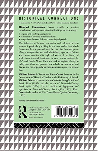 Environment and History: The taming of nature in the USA and South Africa (Historical Connections series)