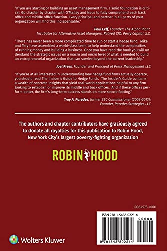 The Insiders' Guide to Hedge Funds: Successfully Managing the Middle and Back Office