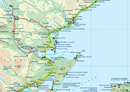 NC500 Pocket Map: Plan Your Adventure on Scotlands North Coast 500 Route Official Map