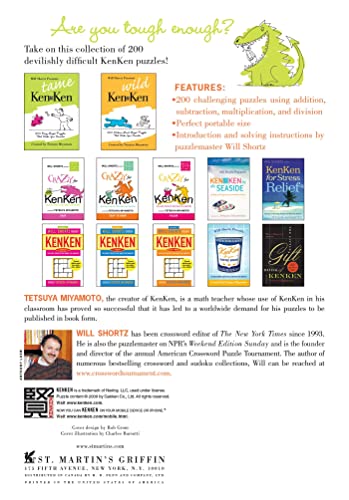 Will Shortz Presents Ferocious KenKen: 200 Challenging Logic Puzzles That Make You Smarter