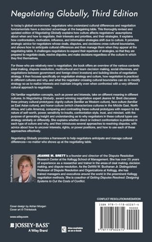Negotiating Globally: How to Negotiate Deals, Resolve Disputes, and Make Decisions Across Cultural Boundaries (Jossey-bass Business & Management)