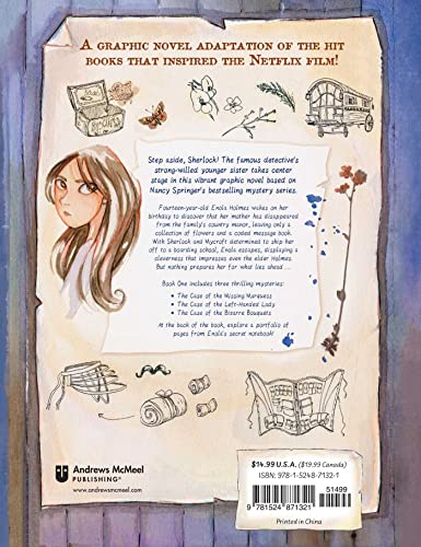 Enola Holmes: The Graphic Novels: The Case of the Missing Marquess, The Case of the Left-Handed Lady, and The Case of the Bizarre Bouquets (Volume 1)
