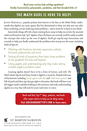 The Math Dude's Quick and Dirty Guide to Algebra (Quick & Dirty Tips)