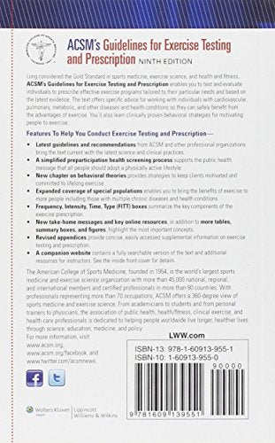 ACSM's Guidelines for Exercise Testing and Prescription