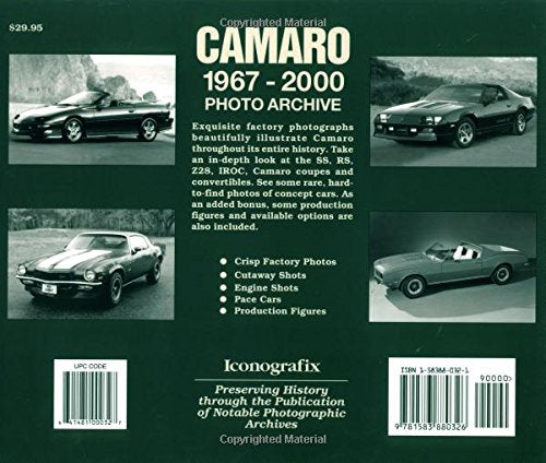 Camaro 1967-2000: Photo Archive