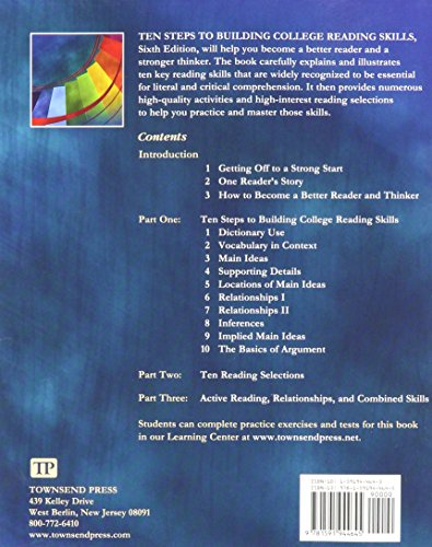 Ten Steps to Building College Reading Skills