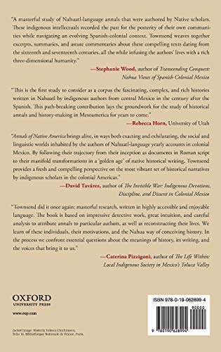 Annals of Native America: How the Nahuas of Colonial Mexico Kept Their History Alive