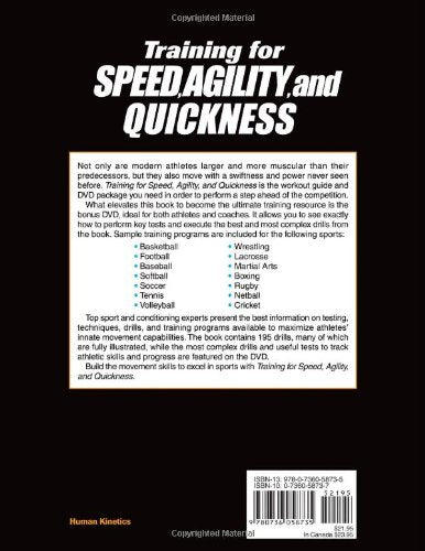 Training for Speed, Agility, and Quickness: Special Book/DVD Package