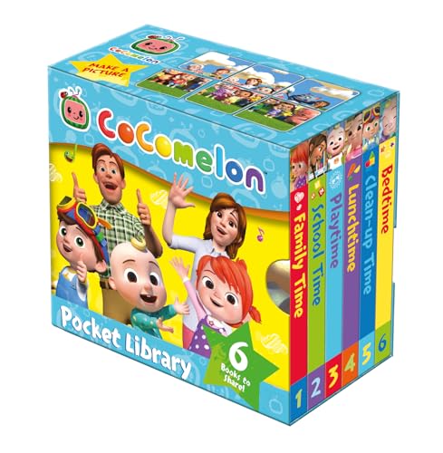 Official CoComelon Pocket Library: 6 little books about JJ, his family and friends - perfect for pre-schoolers!