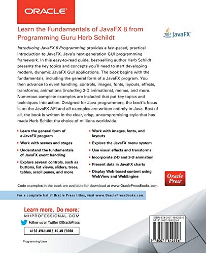 Introducing JavaFX 8 Programming (Oracle Press)
