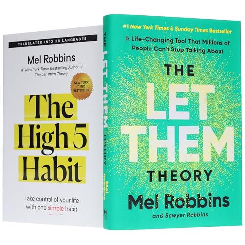 Mel Robbins 2 Books Collection Set, The Let Them Theory and The High 5 Habit (Dragon Ball)