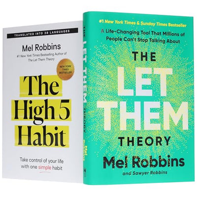 Mel Robbins 2 Books Collection Set, The Let Them Theory and The High 5 Habit (Dragon Ball)