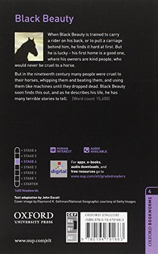 Oxford Bookworms Library: Black Beauty: Level 4: 1400-Word Vocabulary (Oxford Bookworms ELT)