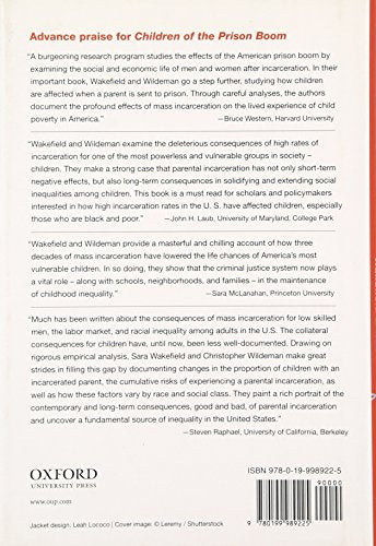 Children of the Prison Boom: Mass Incarceration and the Future of American Inequality (Studies in Crime and Public Policy)