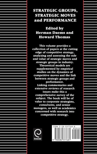 Strategic Groups, Strategic Moves and Performance