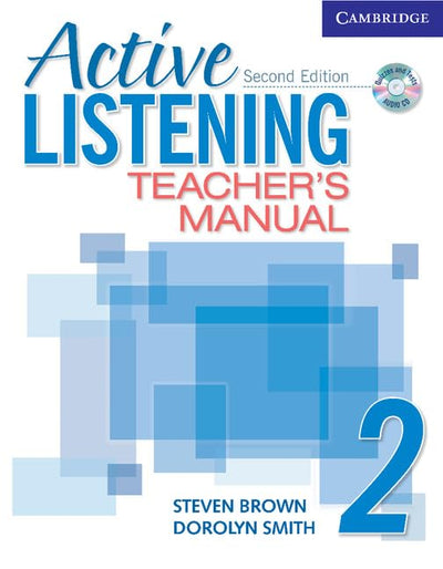 Active Listening 2 Teacher's Manual with Audio CD (Active Listening Second edition)