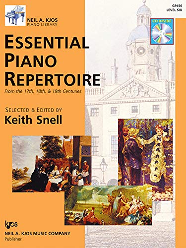 GP456 - Essential Piano Repertoire of the 17th, 18th, & 19th Centuries Level 6 (Neil A Kjos Piano Library Book & CD)