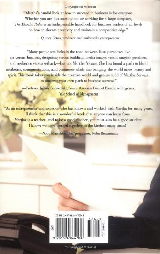 The Martha Rules — back cover