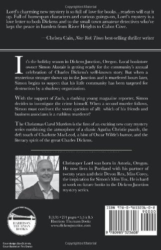 The Christmas Carol Murders (Dickens Junction) — back cover