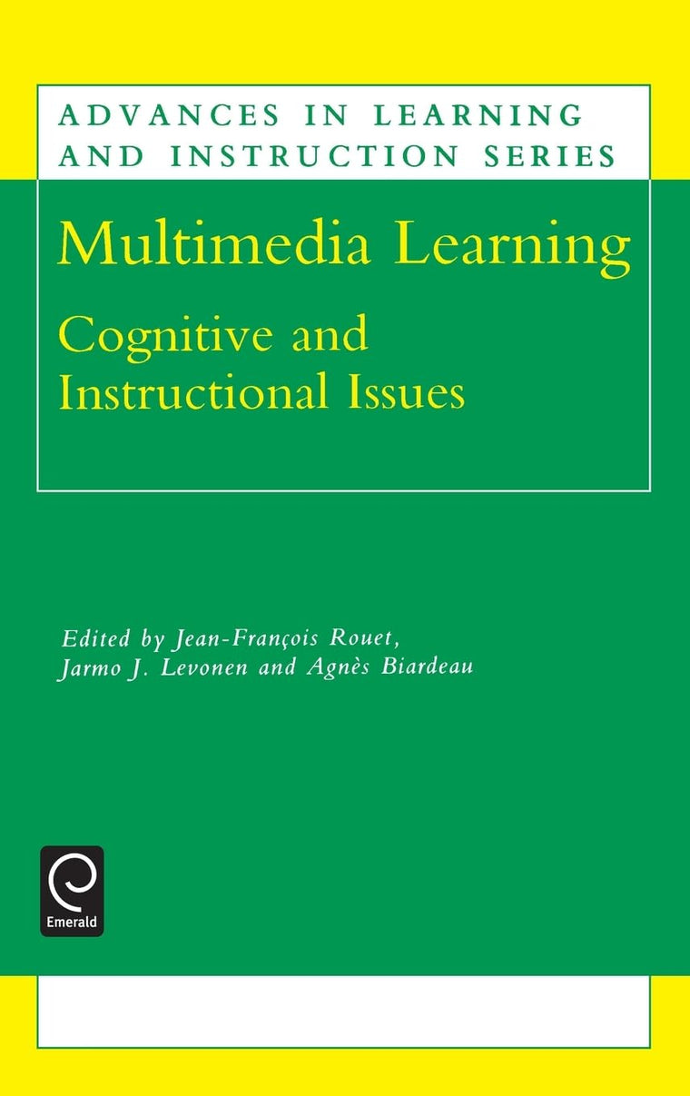 Multimedia Learning: Cognitive and Instructional Issues (Advances in Learning and Instruction Series, 7)