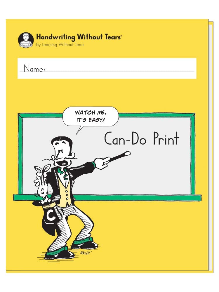 Learning Without Tears Can-Do Print Student Workbook, Age 10, 5th Grade, Handwriting Practice, Writing Book, School & Home, Language Arts, Tutoring, Sensory