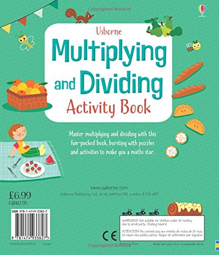 Multiplying and Dividing Activity Book (Maths Activity Books) — back cover